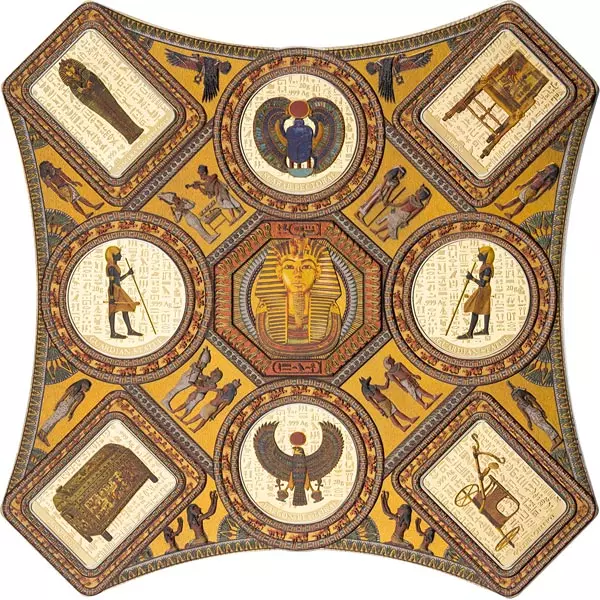 8 x 5 Dollars Salomonen Opus Magnificum Tutanchamun 2022 8 x 5 Dollars Salomonen Opus Magnificum Tutanchamun 2022