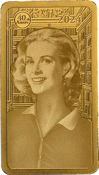 Numisbrief 40 Jahre Princess Grace Library 2024