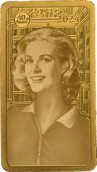Numisbrief 40 Jahre Princess Grace Library 2024