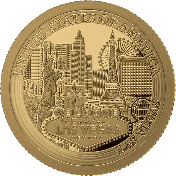 1.000 Francs Gabun Golden Globetrotter - Las Vegas USA 2026