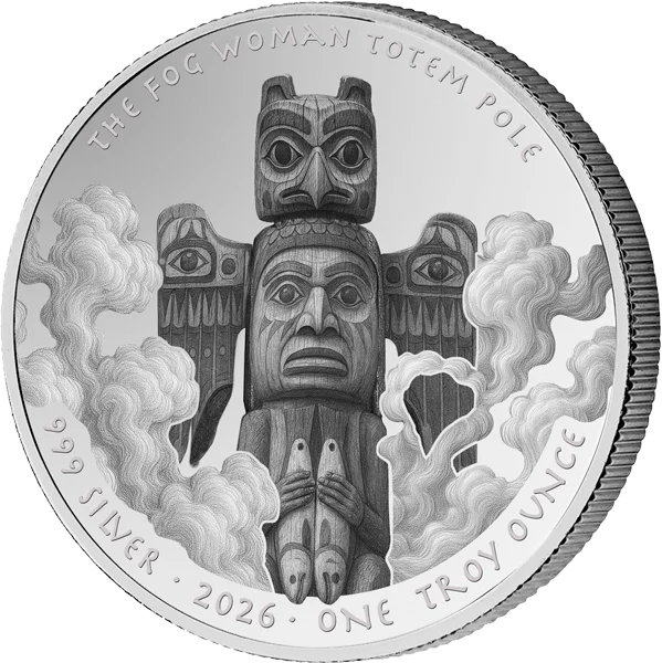 1 Dollar USA Fog Woman Totem Pole 2026