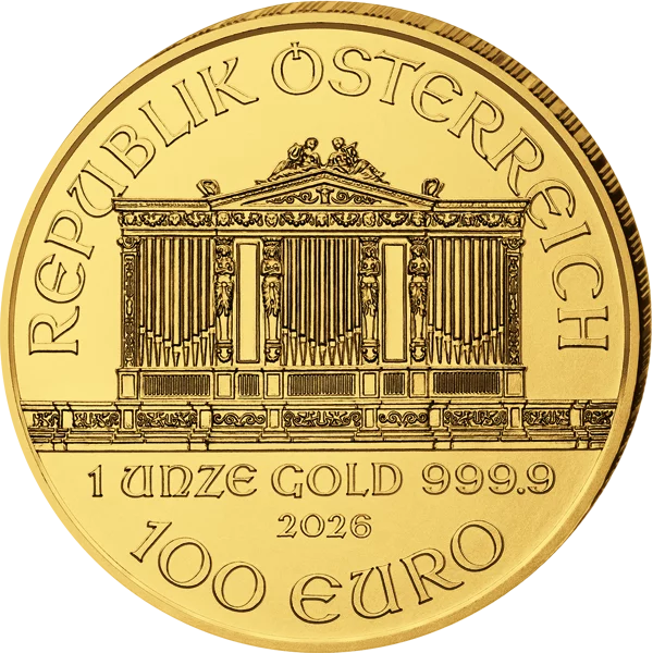 1 Unze Gold Österreich Wiener Philharmoniker 2026