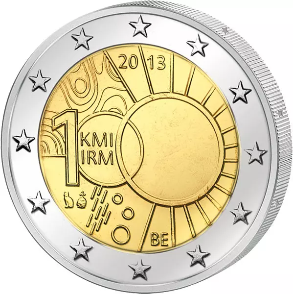 2 Euro Belgien Königliches Meteorologisches Institut 2013