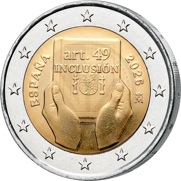 2 Euro Spanien Spanien und Behinderung: Schutz, Rechte und Inklusion 2026