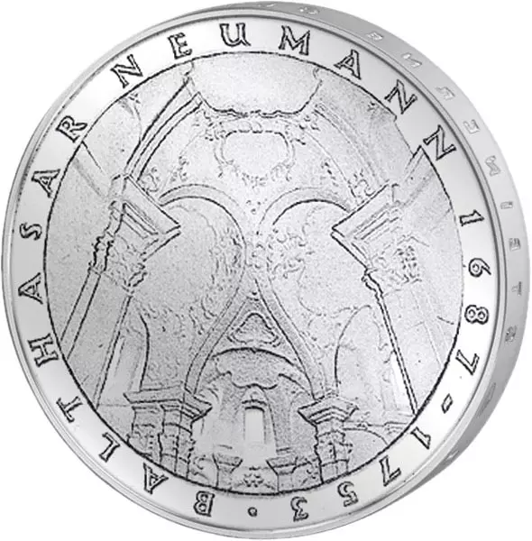 5 DM Münze BRD Balthasar Neumann 1978 stempelglanz