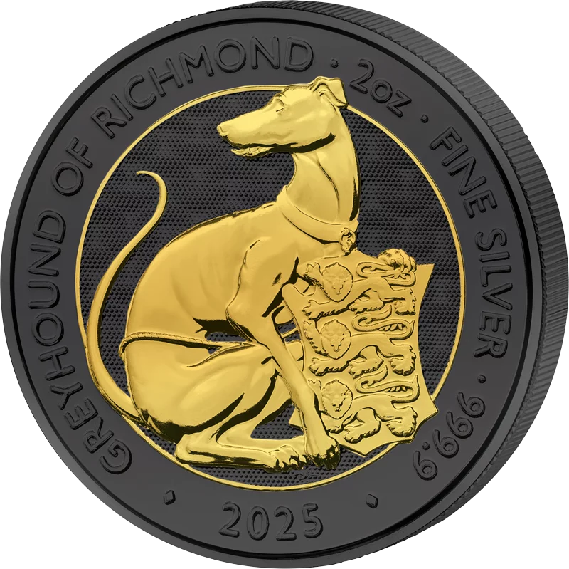 5 Pounds Großbritannien The Greyhound of Richmond 2025 Golden Enigma Edition 5 Pounds Großbritannien The Greyhound of Richmond 2025 Golden Enigma Edition