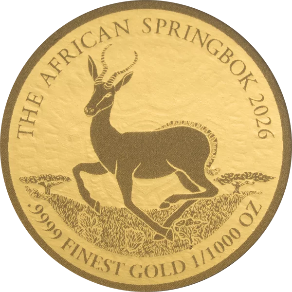 10 Francs Burundi Springbock 2026