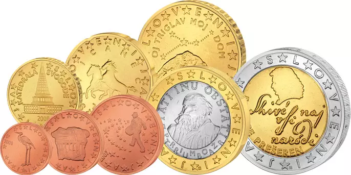 Euro-Kursmünzensatz Slowenien