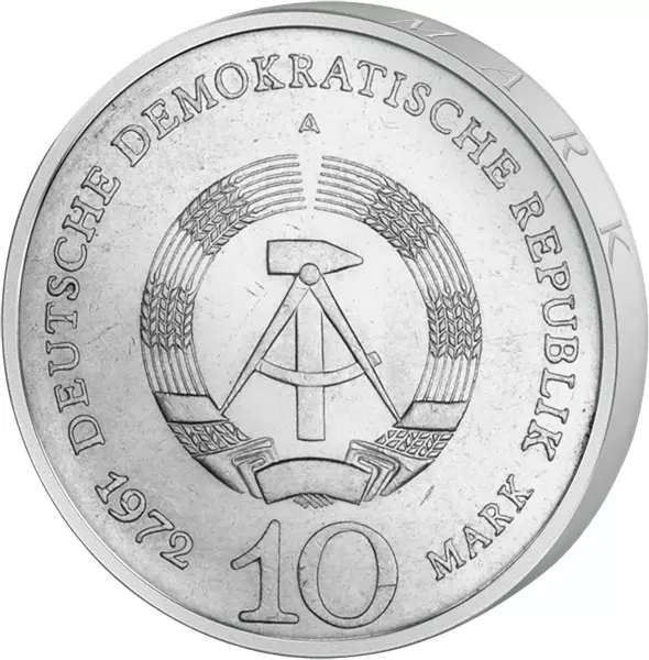 10 Mark DDR Gedenkstätte Buchenwald 1972 vorzüglich