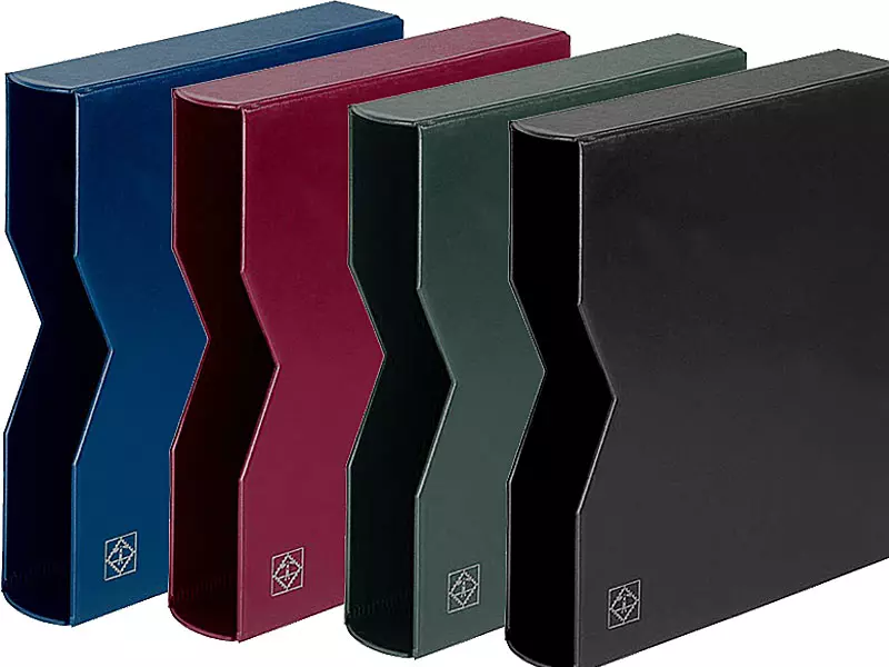 Schutzkassette für Optima Classic Ringbinder, blau - 250x280x60 mm