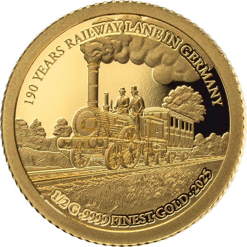 10 Dollars Salomonen Classic Gold Eisenbahn 2025