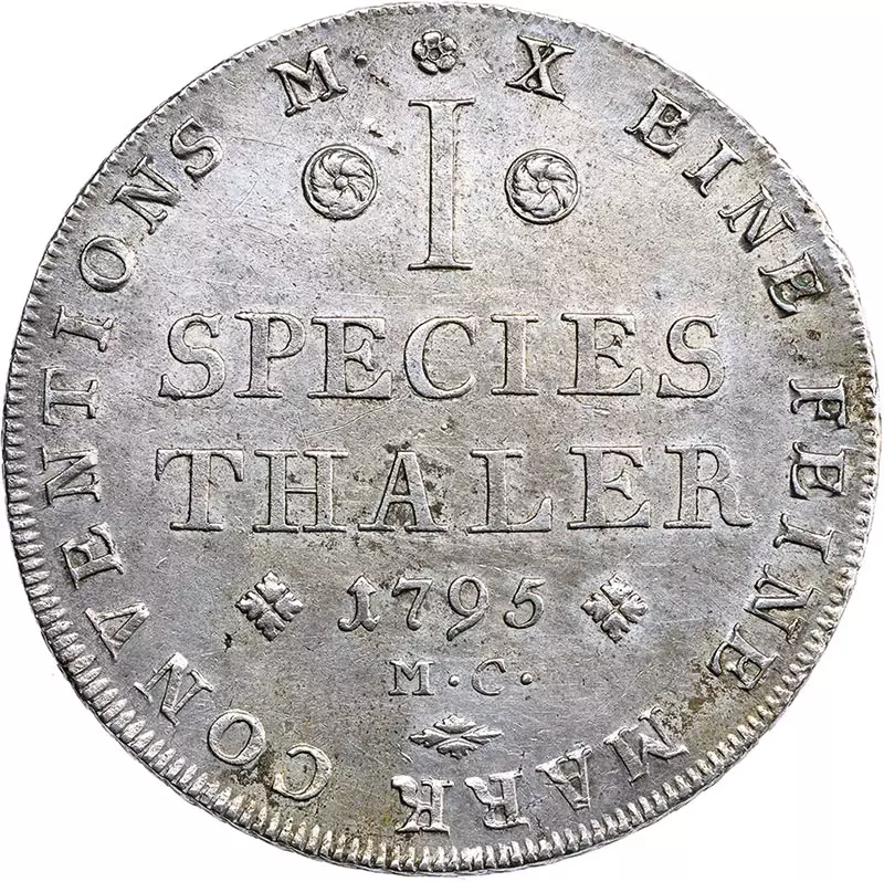 Speciestaler Braunschweig-Wolfenbüttel Karl Wilhelm Ferdinand 1787-1796