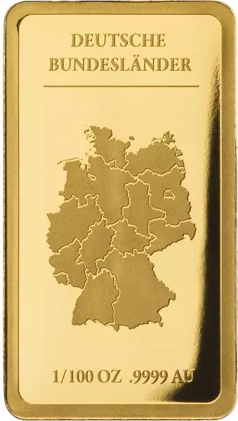 Goldbarren Deutsche Bundesländer - 16 Länder, eine Republik Schleswig-Holstein Westerheversand
