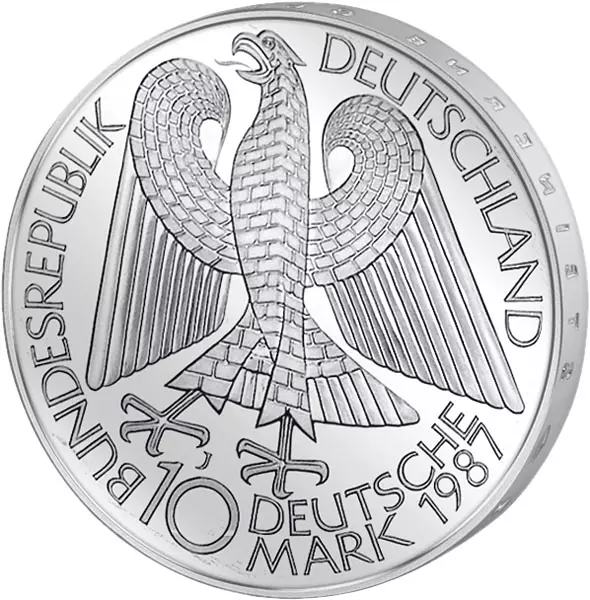 10 DM Münze BRD 750 Jahre Berlin 1987 Stempelglanz
