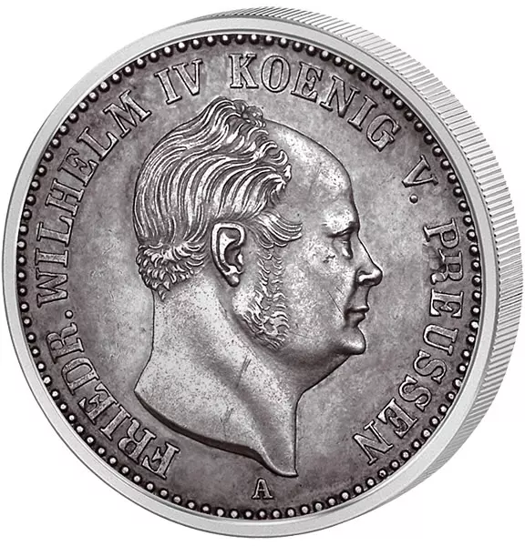 1/2 Gulden  Hohenzollern-Sigmaringen Friedrich Wilhelm IV. 1852