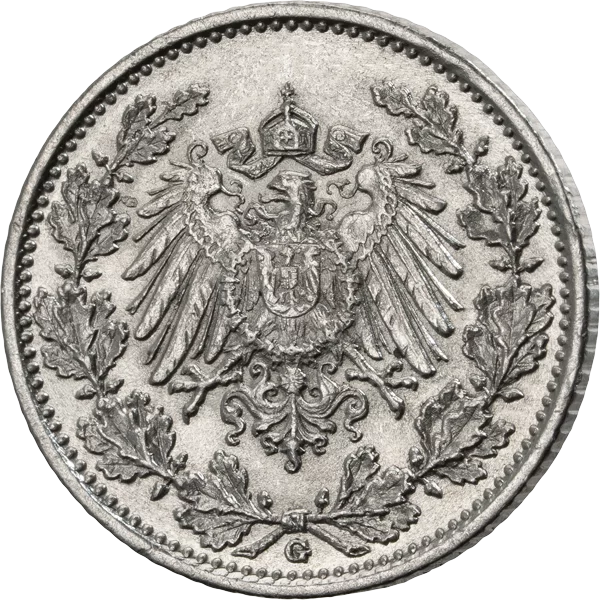 1/2 Mark Deutsches Kaiserreich - Großer Adler 1905-1919