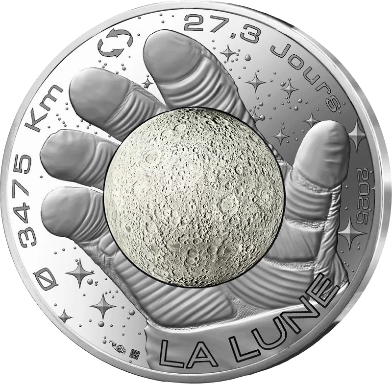 10 Euro Frankreich Mond 2025