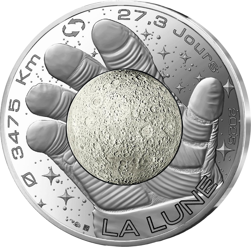 10 Euro Frankreich Mond 2025