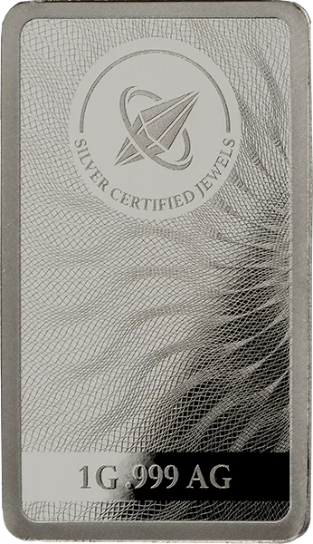 Silver Certified Jewels - Zertifizierungsbarren Sapphire Silber 2024