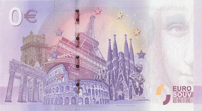0-Euro-Banknote Slowakei Schloss Kezmarok 2023