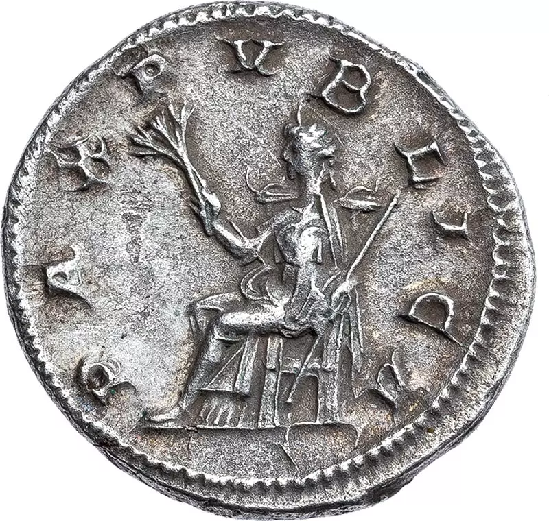 Denar Kaiser Pupienus 238 n. Chr.