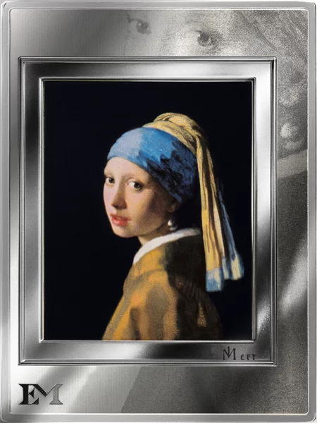 Silberbarren Ewige Meisterwerke - Mädchen mit Perlenohring 2025