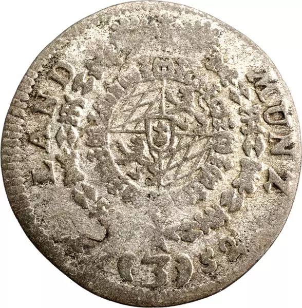 3 Kreuzer Bayern Maximilian III. 1748-1767
