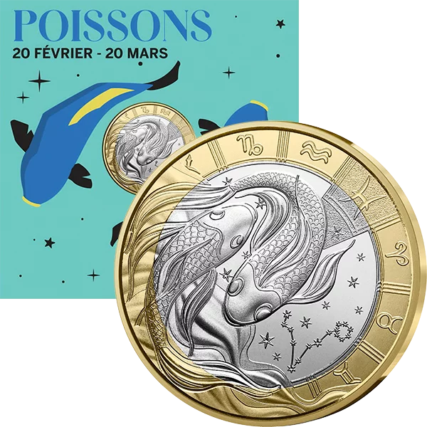 5 Euro Frankreich Sternzeichen - Fische
