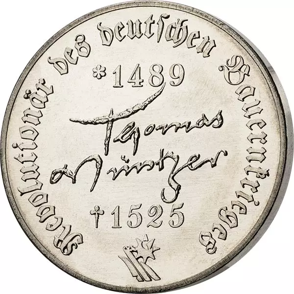 Gedenkmedaille DDR 450 Jahre Deutscher Bauernkrieg 1975