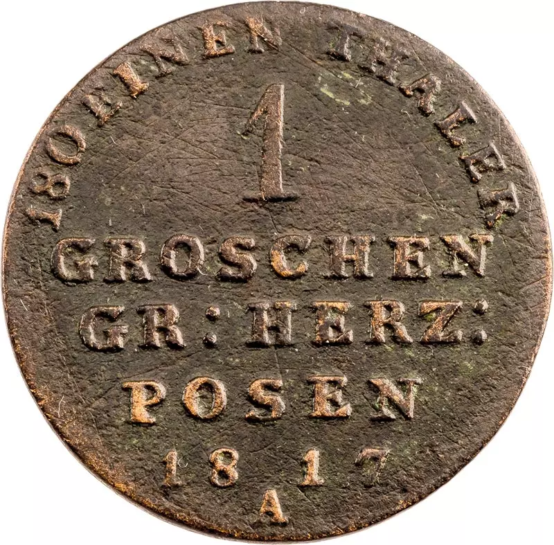 1 Groschen Preußen König Friedrich Wilhelm III. 1816 und 1817