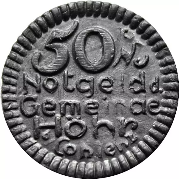 50 Pfennige Höhr 1921
