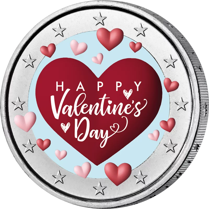 2-Euro-Künstlerausgabe Valentinstag 2026