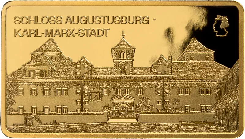 50 Tala Samoa Goldbarren DDR 15 Bezirke -  Karl-Marx-Stadt Chemnitz - Schloss Augustusburg 2026