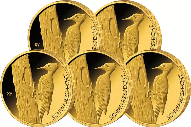 20 Euro BRD Schwarzspecht Gold 2021