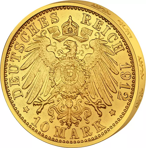 10 Mark Bayern König Otto 1900-1912 10 Mark Bayern König Otto 1900-1912