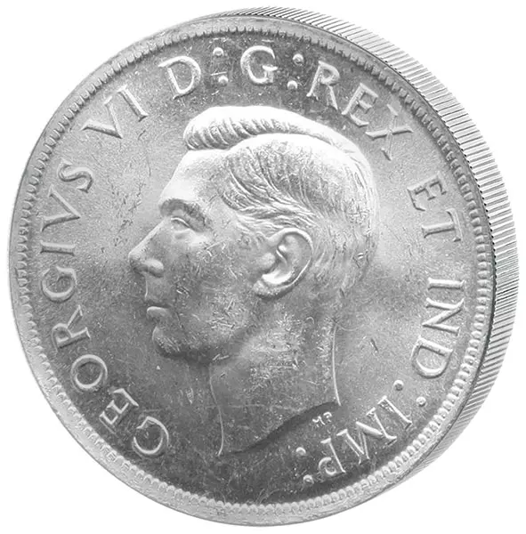1 Dollar Kanada Kanu Georg VI. 1937-1952 vorzüglich - Stempelglanz
