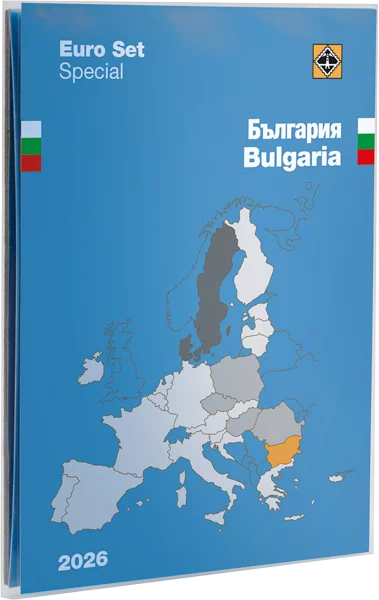 Münzkarte Euro-Kursmünzensatz Bulgarien