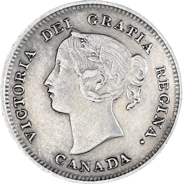 5 Cents Kanada Königin Victoria 1865-1896