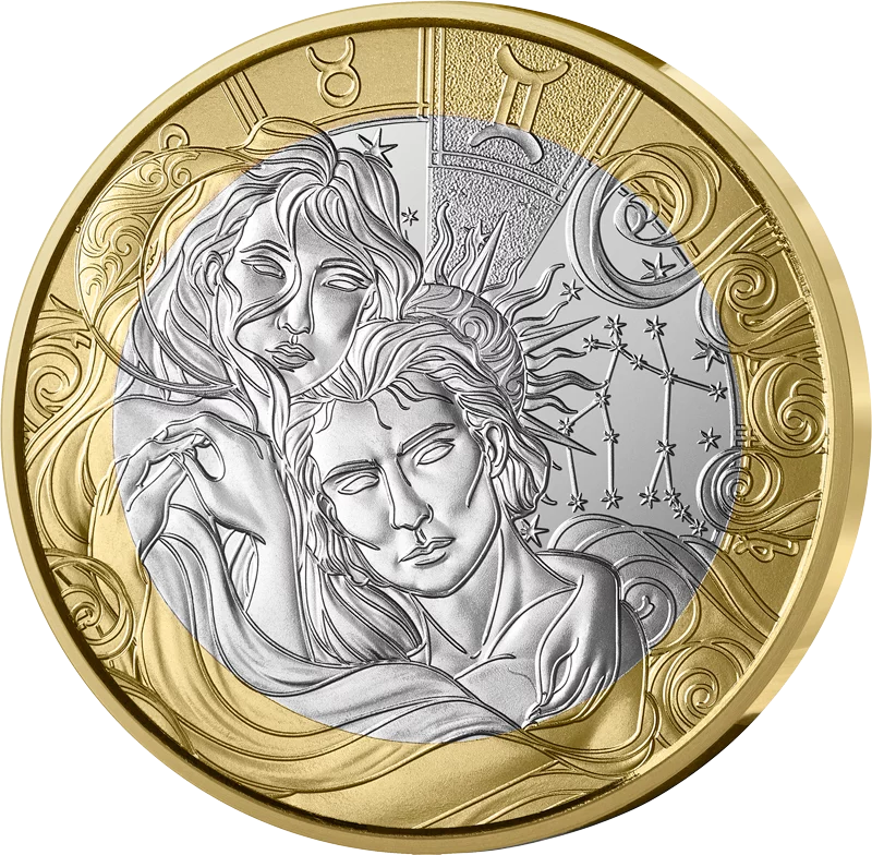 5 Euro Frankreich Sternzeichen - Zwillinge