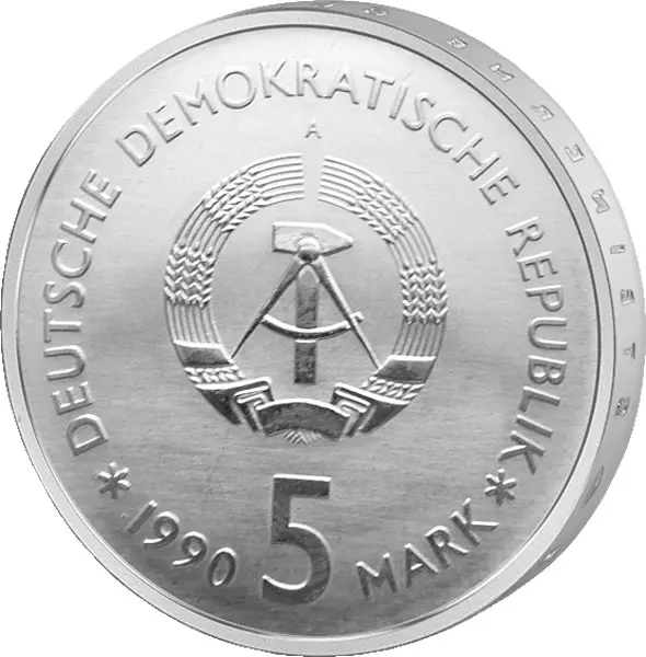 5 Mark DDR Zeughaus Berlin 1990 Stempelglanz 5 Mark DDR Zeughaus Berlin 1990 Stempelglanz