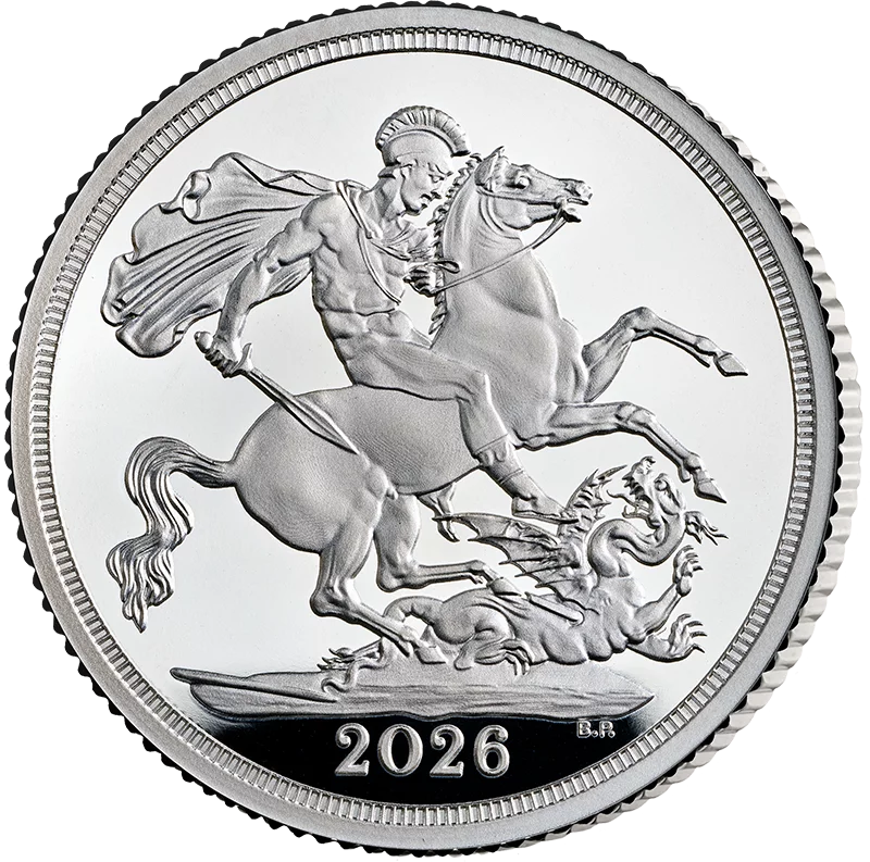 1 Sovereign Großbritannien Silver Proof Sovereign 2026
