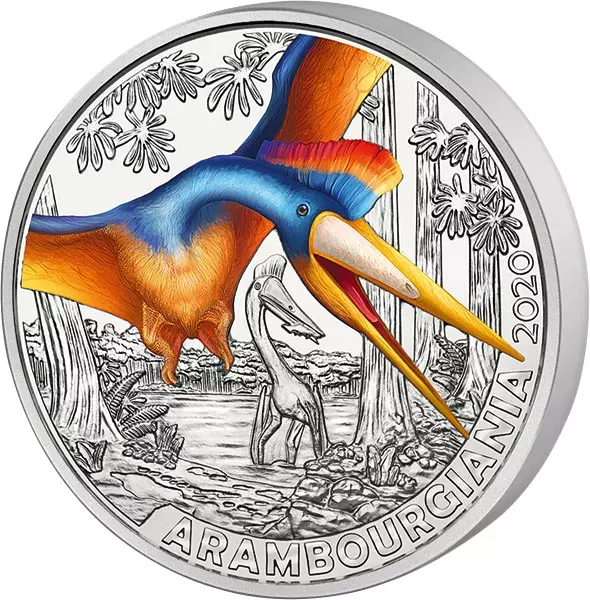 3 Euro Österreich Super-Saurier Arambourgiania 2020