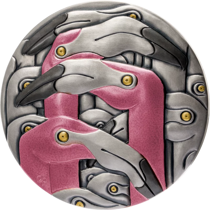 50 Dollars Liberia Flamingos 2024