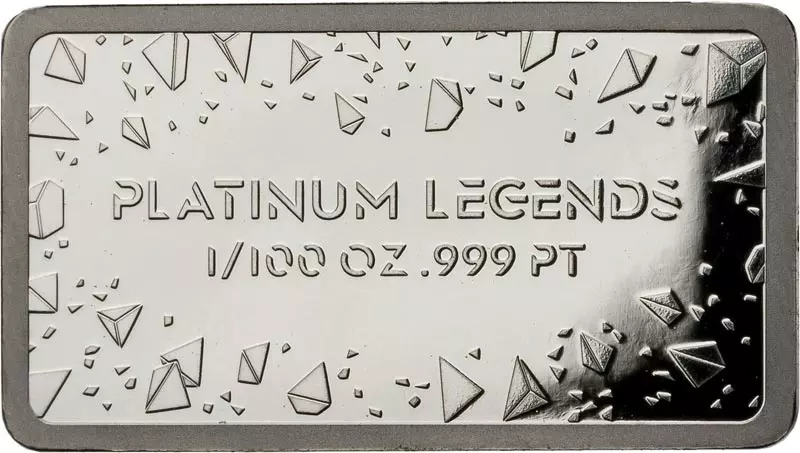 Platinbarren Platinum Legends - Kookaburra