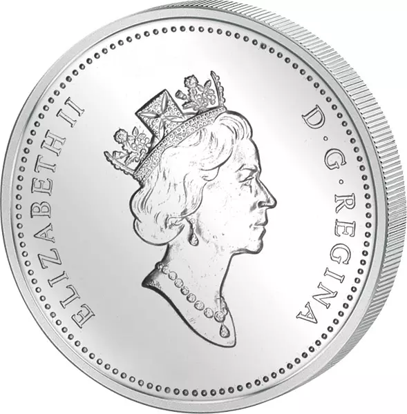 1 Dollar Kanada 175 Jahre erste Postkutschenfahrt 1992 Polierte Platte