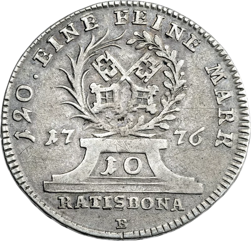 10 Kreuzer Regensburg 1776 und 1781