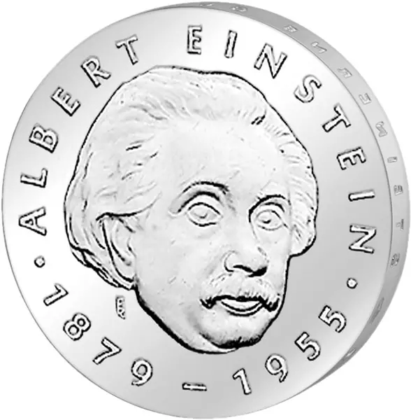 5 Mark DDR Albert Einstein 1979 Stempelglanz