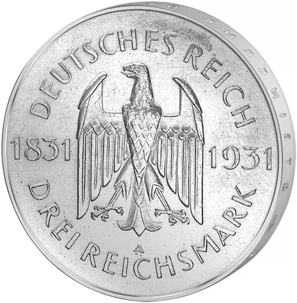 3 Mark Weimarer Republik Stein 1931
