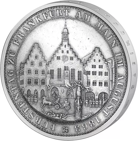 Vereinstaler Frankfurt Fürstentag 1863 vorzüglich