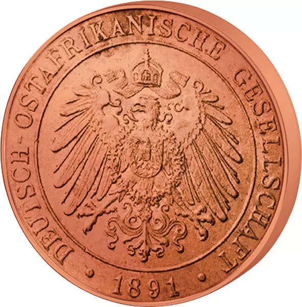 1 Pesa Deutsch-Ostafrika 1890-1892